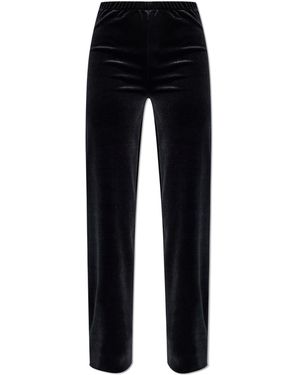 Vetements Velour Sweatpants - Black
