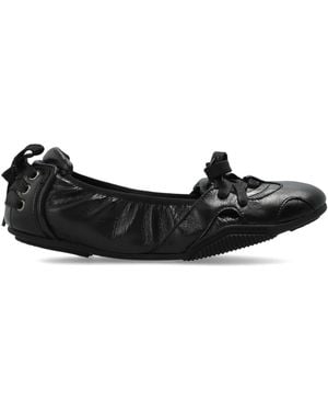 Acne Studios Leather Ballet Flats - Black