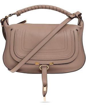 Chloé "Marcie Small" Hand Bag - Brown