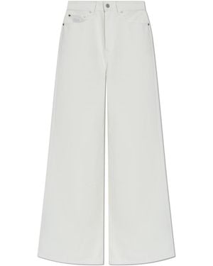 LACOSTE RUNWAY High-Waisted Jeans - White