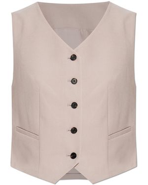 AllSaints 'Aleida' Vest - Purple