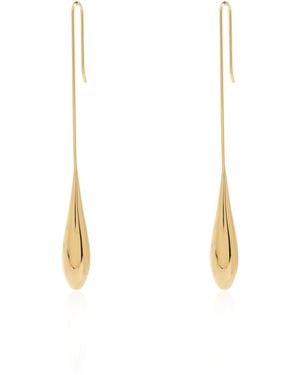 LIE STUDIO Long "Lili" Earrings - White