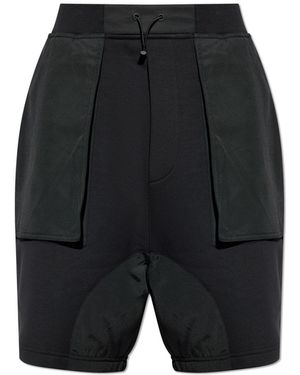 DSquared² Shorts Made From Mixed Fabrics - Grey