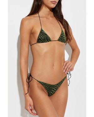 Oséree Two-Piece Swimsuit With Lurex Thread - Brown