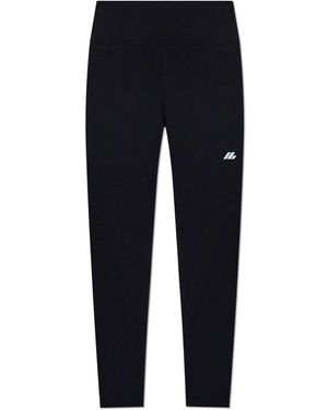Balenciaga Sport Leggings With Logo - Blue
