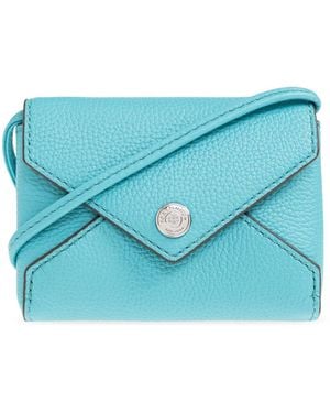 Tory Burch Card Holder On A Belt - Blue