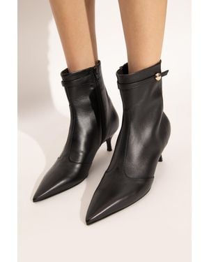 Furla Heeled Ankle Boots 'Sfera' - Black