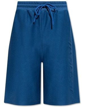 Moncler Cotton Shorts - Blue