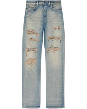 Amiri Jeans With A Vintage Effect - Blue