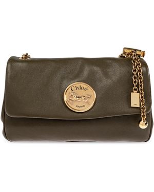 Chloé Shoulder Bag Heritage Medium" - Green