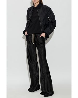 Rick Owens T-Shirt With A Round Neckline - Black