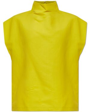 Alaïa Sleeveless Top - Yellow