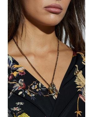 Etro Necklace With Pendants - Black