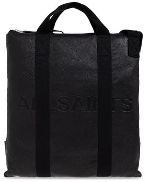 AllSaints Leather Backpack 'Kei' - Black
