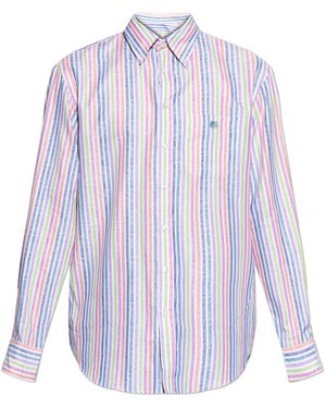 Etro Shirt With A Striped Pattern - Purple