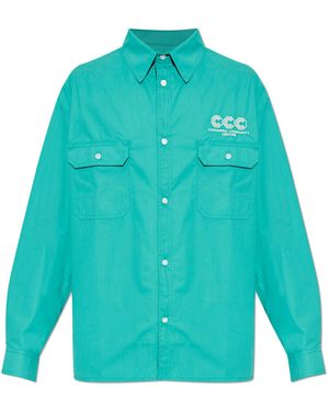 Willy Chavarria "Corcoran" Shirt - Blue