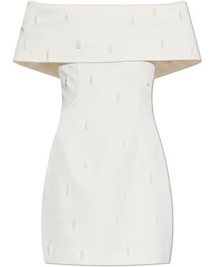 ROTATE BIRGER CHRISTENSEN Dress With Appliqués - White