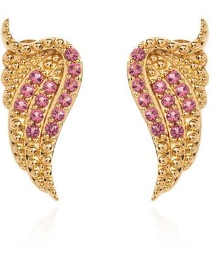 Zadig & Voltaire Earrings With Sparkling Crystals - White