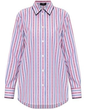 Etro Striped Shirt - Purple