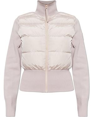 Canada Goose Quilted Cardigan 'Hybridge Wide Quilt' - Pink