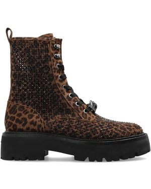 Kurt Geiger 'Chelsea Perf' Ankle Boots - Brown