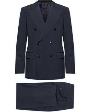 Giorgio Armani Pinstripe Suit - Blue