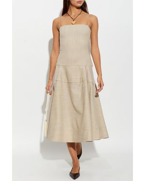 Jacquemus Wool Dress 'Paradiso' - Natural