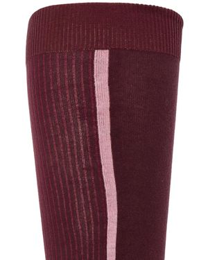 Ganni Socks With Logo - Multicolor