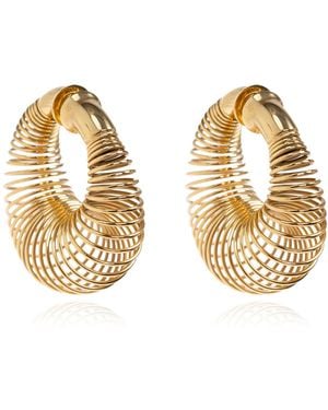 Alaïa Hoop Earrings - Metallic