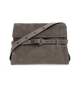 Moschino Suede Bag 'Tie Me' - Grey