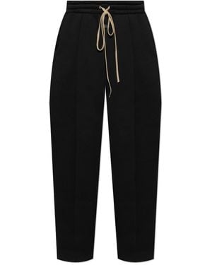 Fear Of God Trousers With Logo - Black