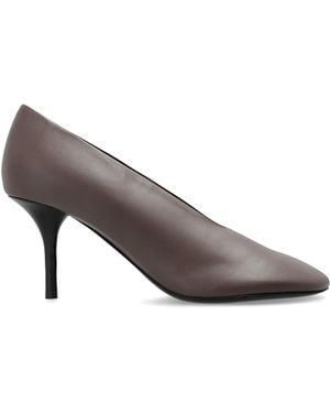 Acne Studios Leather Heeled Shoes - Grey