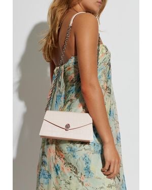 McQueen 'Skull Mini' Leather Bag - Pink