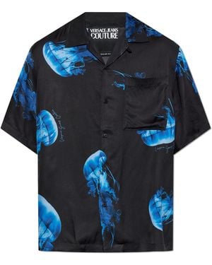 Versace Jeans Couture Printed Shirt - Blue