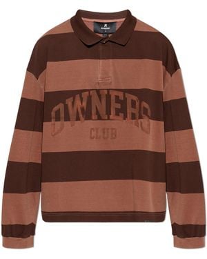 Represent Long Sleeve Polo - Brown
