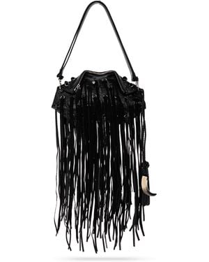 McQueen Shoulder Bag 'Manta' - Black