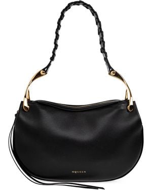 McQueen Wishbone Bag - Black