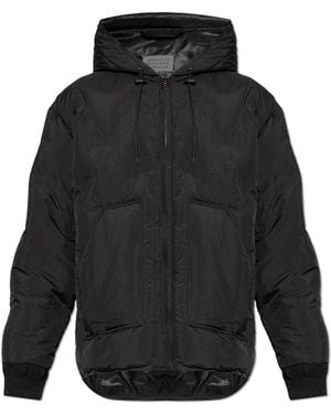 Maison Margiela Insulated Jacket With Hood - Black