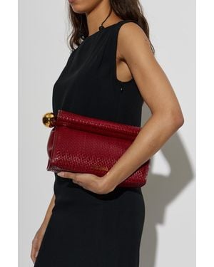 Jacquemus Leather Bag 'Rodna Carre' - Red