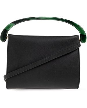 Dries Van Noten Leather Handbag - Black