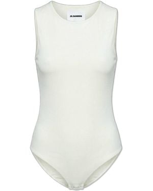 Jil Sander Body With A Round Neckline - White