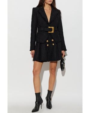Balmain Flared Skirt - Black