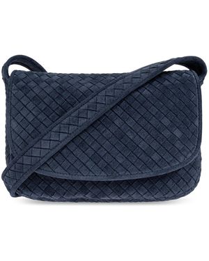 Bottega Veneta Shoulder Bag "Veneto Small" - Blue