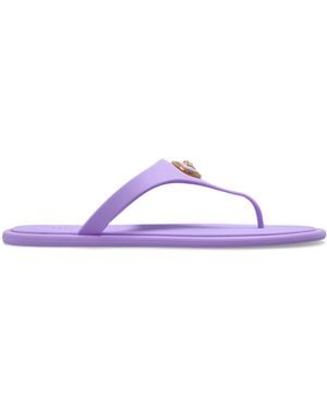 Versace Rubber Flip-Flops - Purple
