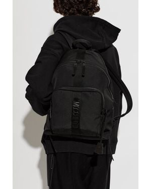 Moschino Backpack With Logo - Black