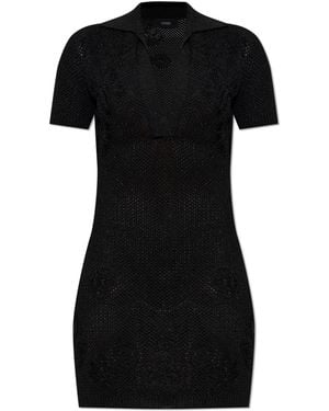 Amiri Dress With Lurex Thread - Black