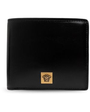 Versace Leather Wallet - Black