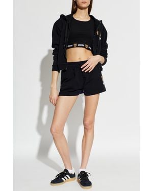 Moschino Logo Shorts - Black