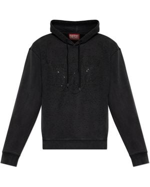 DIESEL Hoodie 'S-Norm-Hood-Aa3' - Black