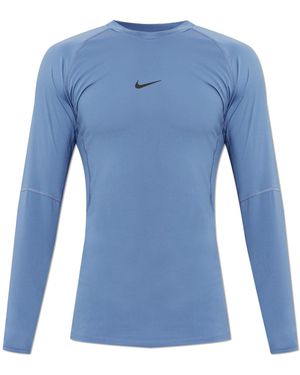 Nike T-Shirt With Logo - Blue